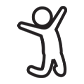 person jumping icon