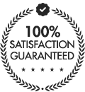 100% satisfaction guaranteed